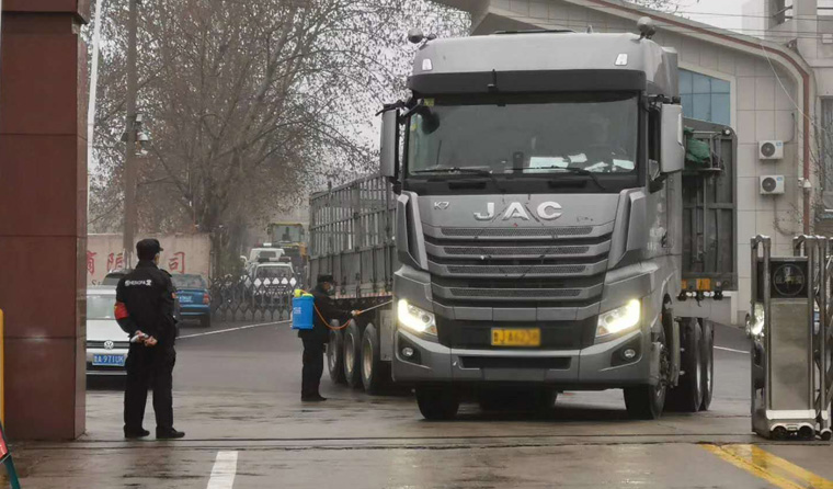 金格瑞按照防控措施進行發貨 金格瑞按照防控措施進行發貨